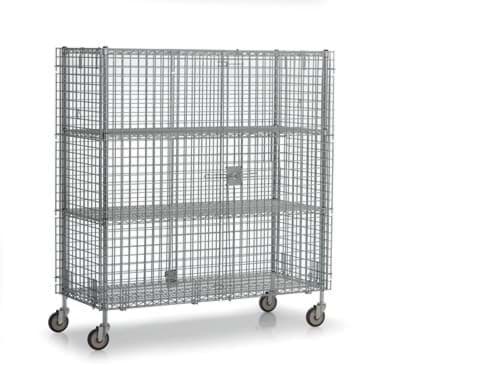 Picture of Mobile Bulk Storage Cage W/Casters, Professional Series