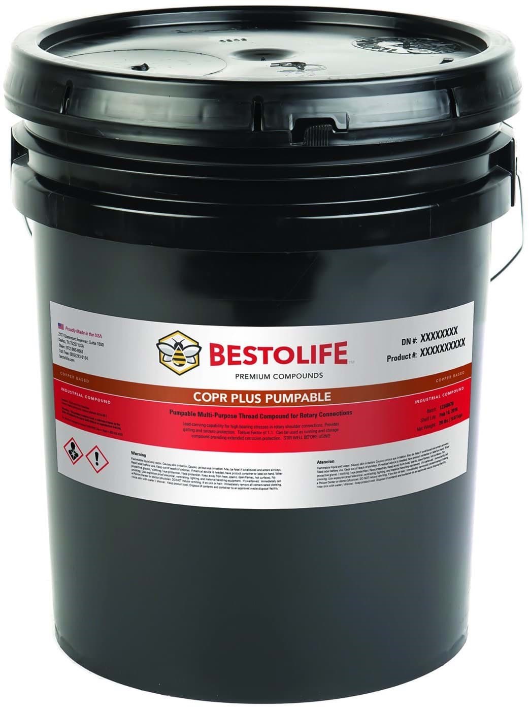 Picture of BESTOLIFE Copr Plus Pumpable Bucket Plastic - 2gal