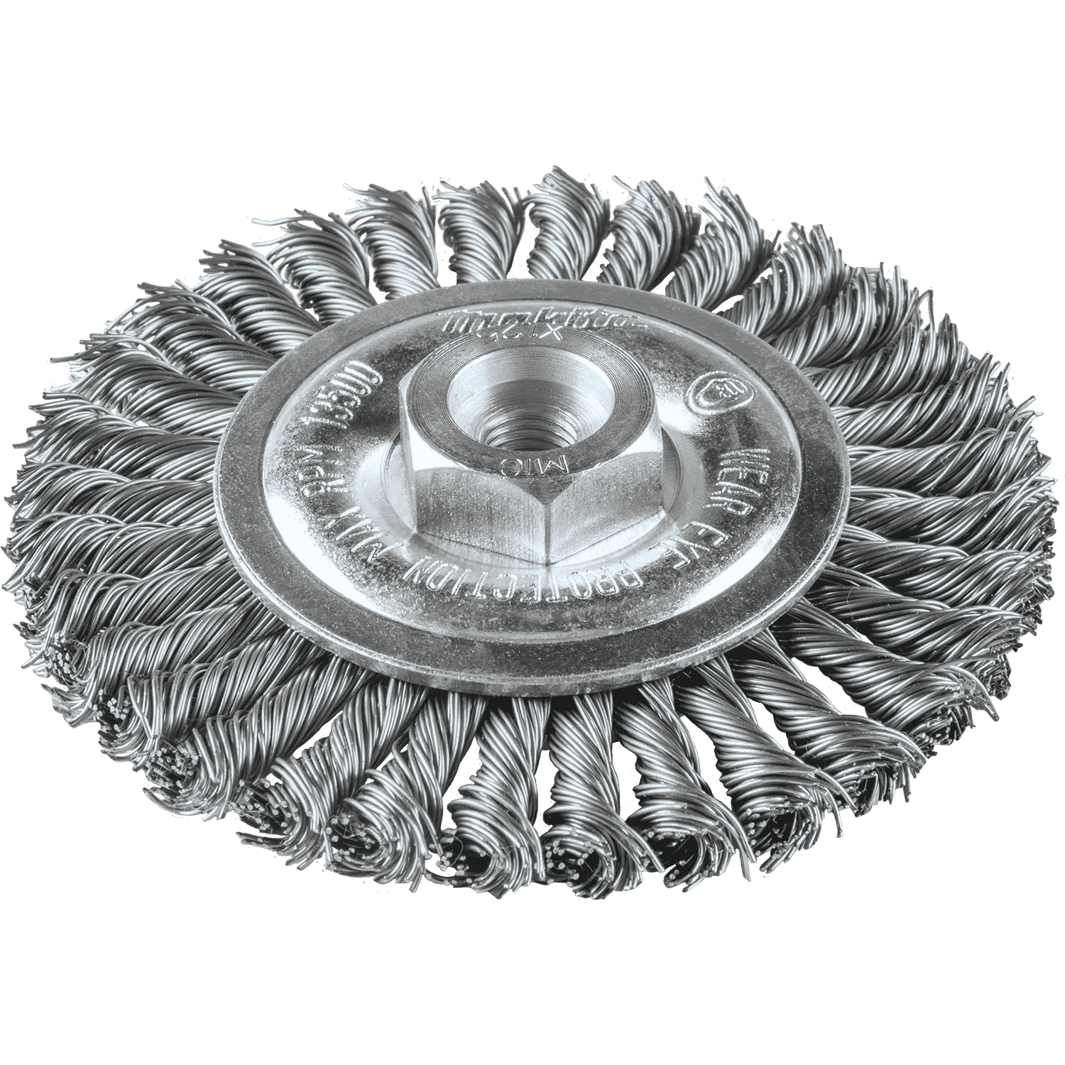 Picture of 4" Stringer Bead Twist Wire Wheel, M10 x 1.25