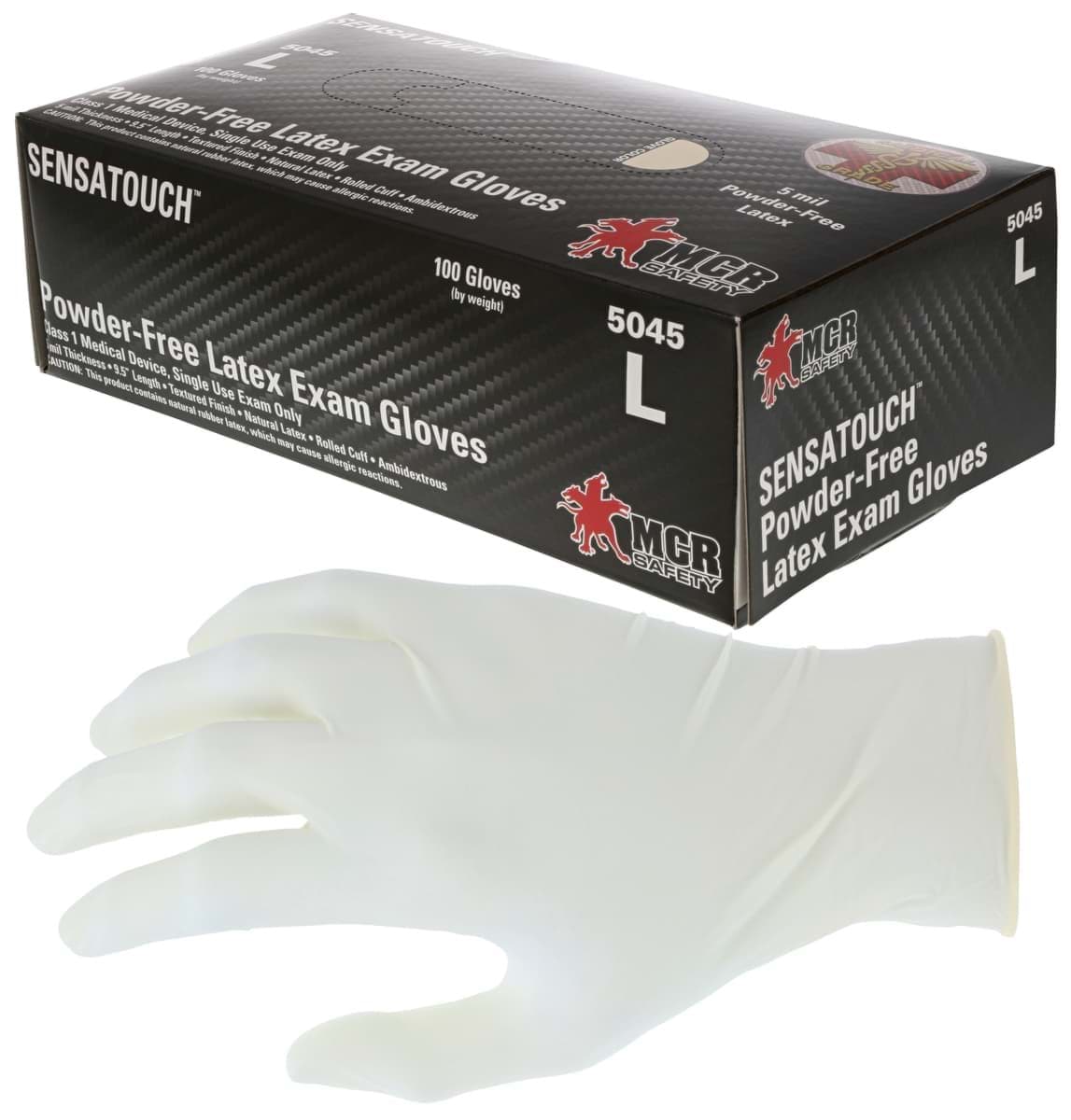Picture of Disposable Medical Grade Latex Glove 5mil. Non-Powdered Textured – XL